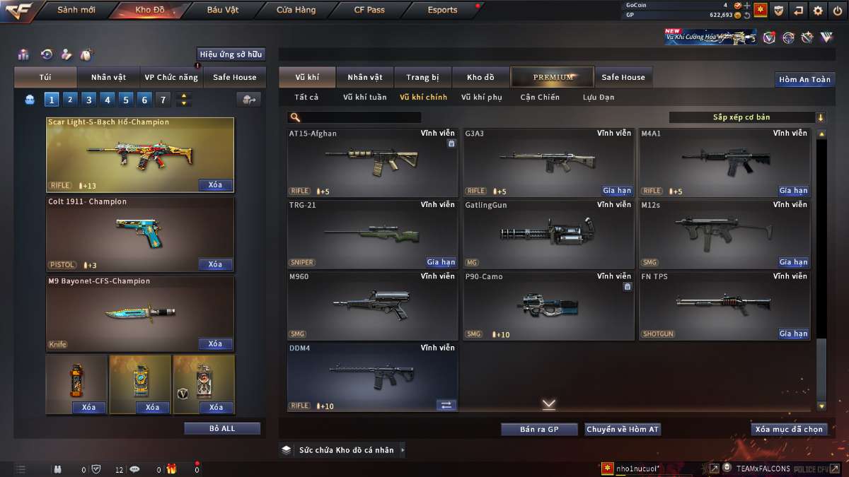 shop acc cf uy tin gia re